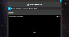 Desktop Screenshot of indagando.tv